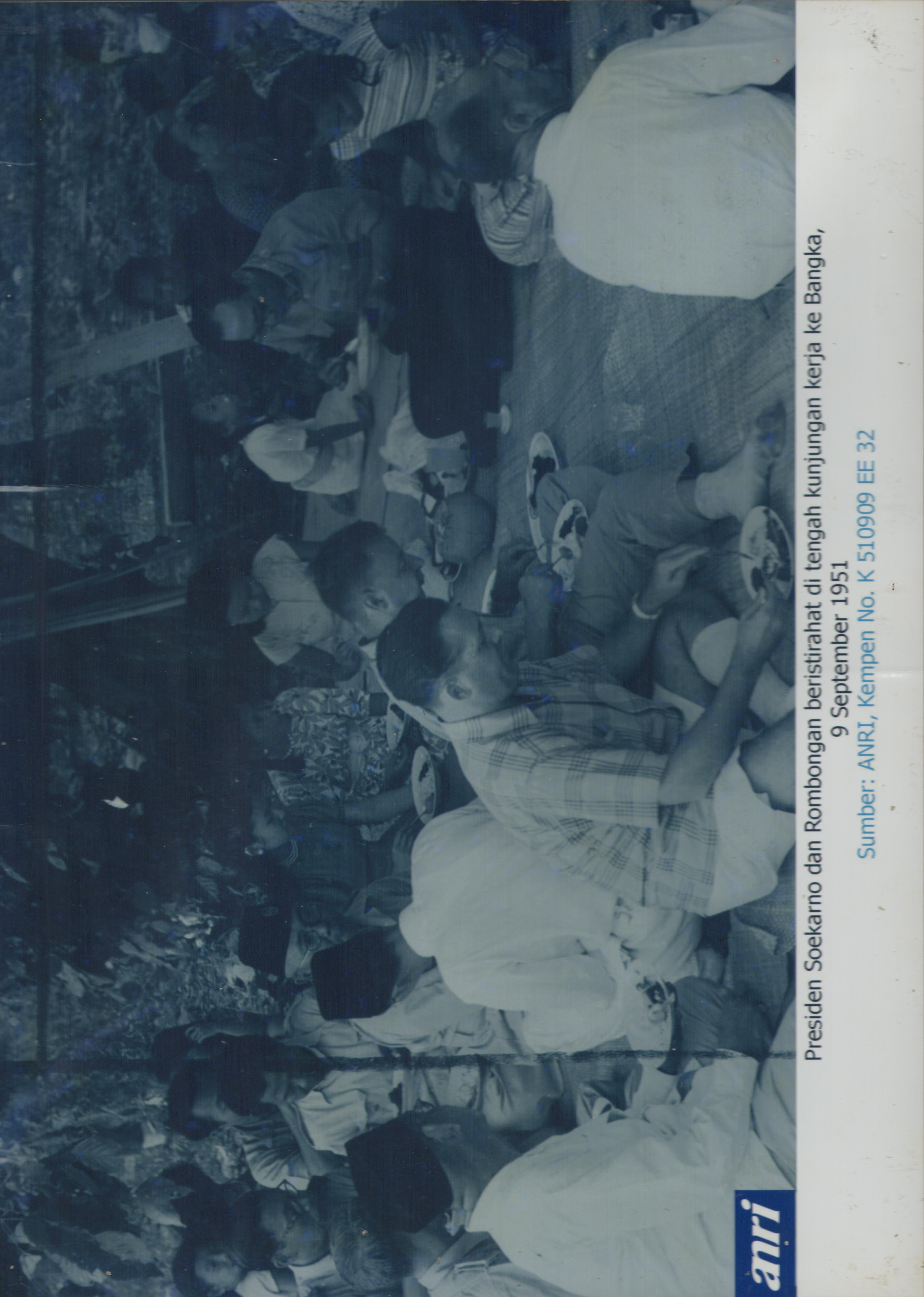 Presiden Soekarno dan rombongan berkunjung ke Bangka, pada tanggal 9 September 1951