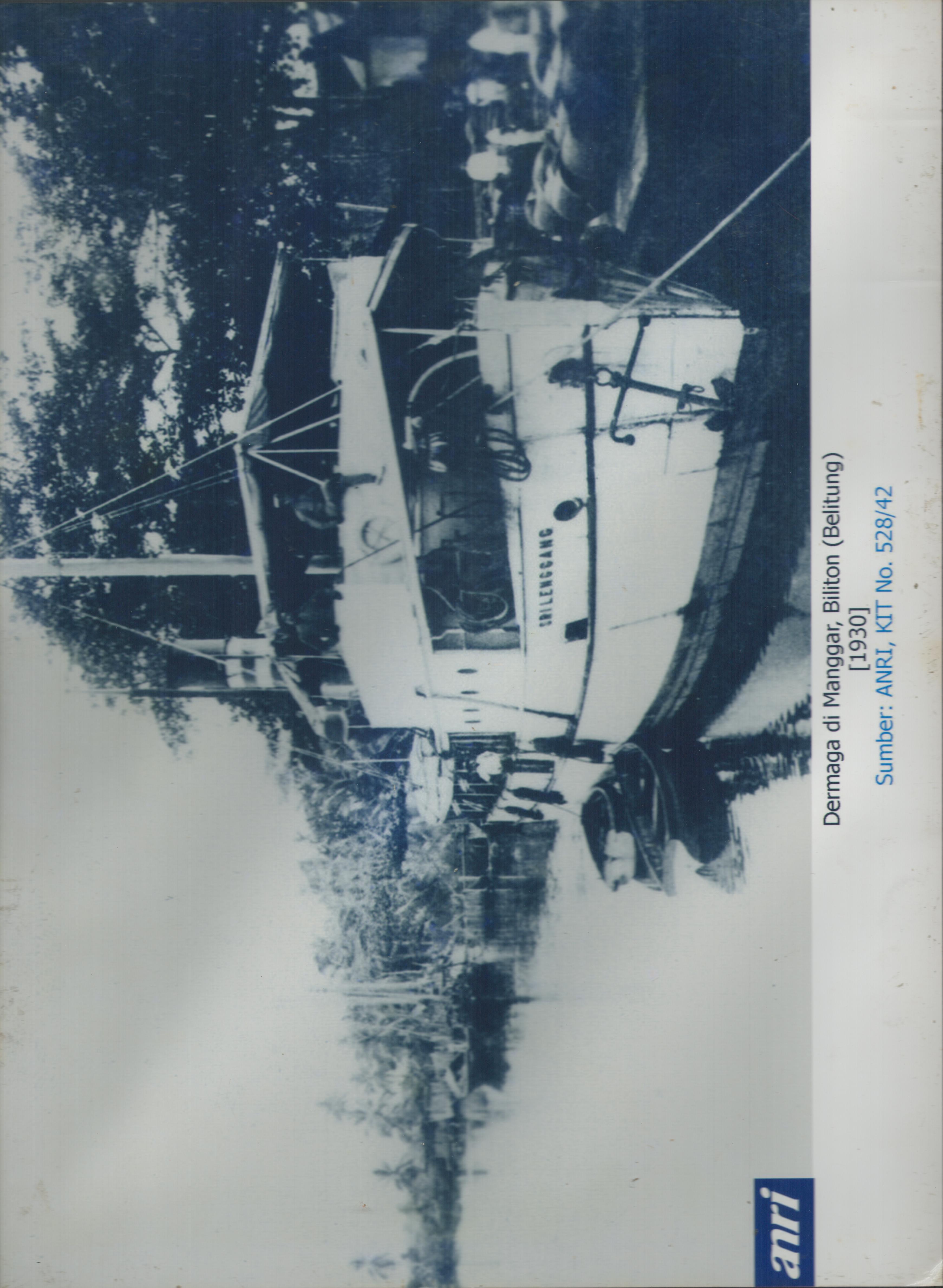 Dermaga di Manggar Biliton (belitung), Tahun 1930