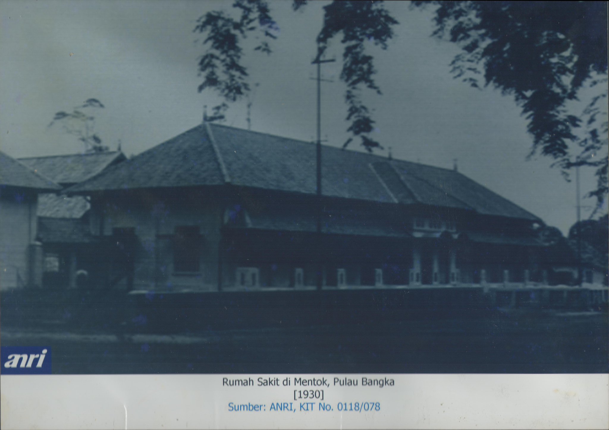 Rumah Sakit di Mentok, Pulau Bangka 1930