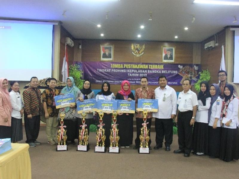 The best Librarian competition level Bangka Belitung Province of 2019
