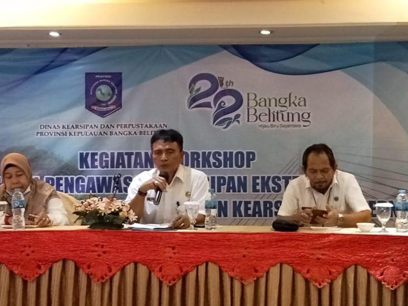 Workshop Pengawasan Kearsipan, Rakhmadi: Tanpa Arsip tidak Ada Kehidupan 