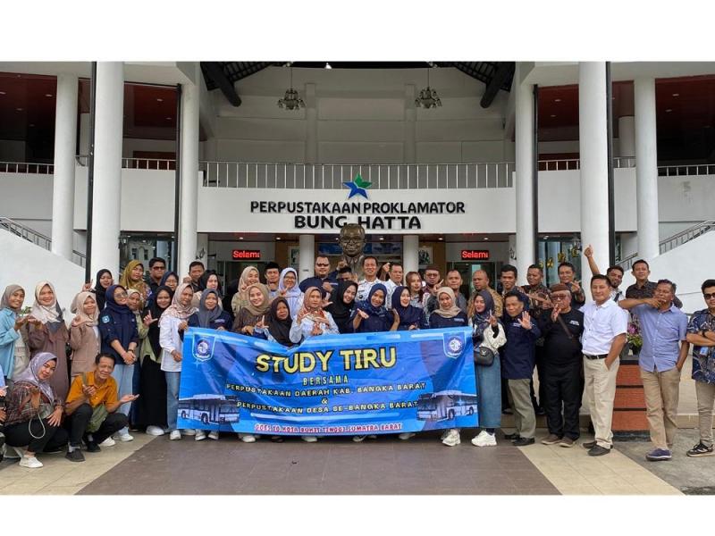 DPK Ajak Puluhan Camat hingga Pengelola Perpusdes se-Babar Study Tiru ke Sumbar