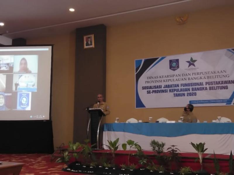 Puluhan Pustakawan Diberikan Pemahaman Kepustakawan, Dibuka Kepala DKPUS Babel