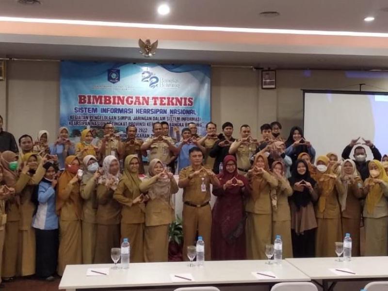 Kepala DKPUS Buka Bimtek SIKN, Diikuti Arsiparis Se-Provinsi Babel 