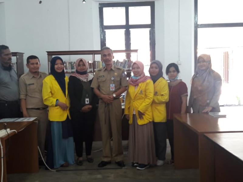 Asyraf Terima Mahasiswa PKL Universitas Terbuka di DKPUS Babel