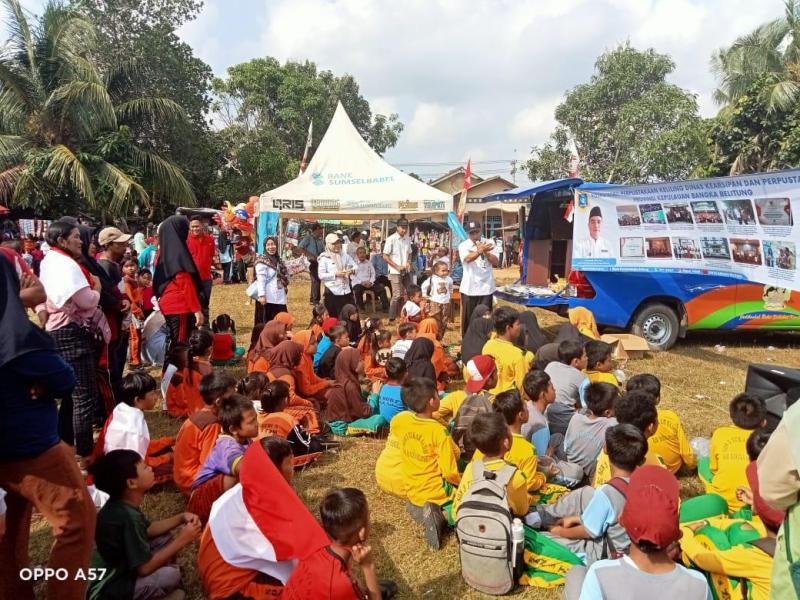 Melalui Pusling, Kepala DKPUS Rakhmadi Dorong Semangat Literasi Siswa Tukak Sadai
