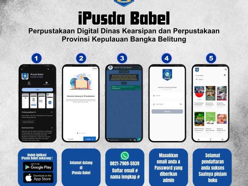 Perpustakaan Provinsi Tambah Ribuan Koleksi Buku Lewat iPusda Babel, Ini Cara Aksesnya