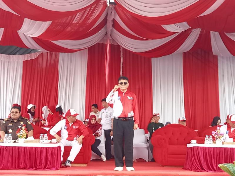 Rakhmadi Bersyukur DKPUS Turut Menyukseskan Pawai Karnaval HUT Ke79 RI Babel