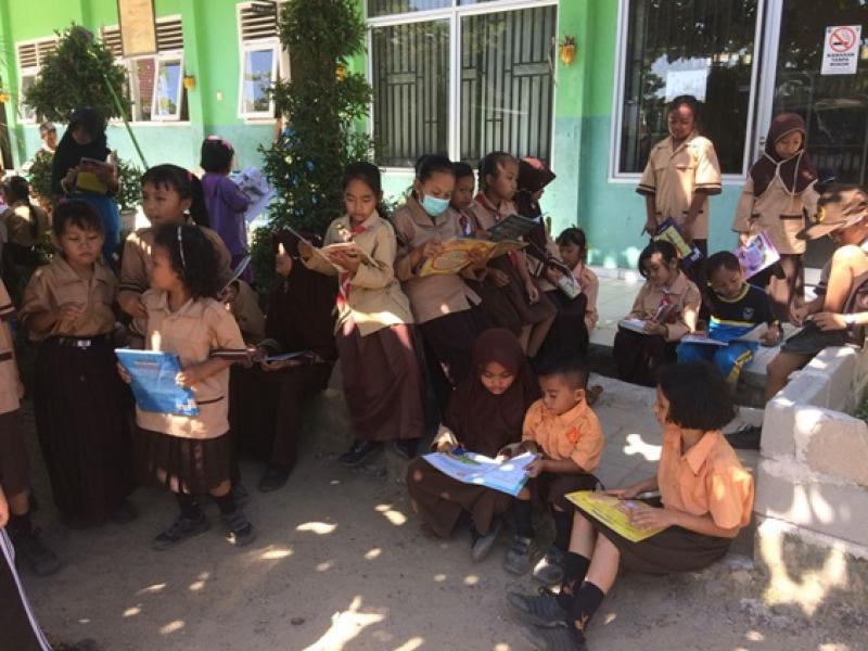 PELAKSANAAN PELAYANAN PERPUSTAKAAN KELILING DINAS KEARSIPAN DAN PERPUSTAKAAN PROVINSI KEP. BANGKA BELITUNG BULAN JULI TAHUN 2018