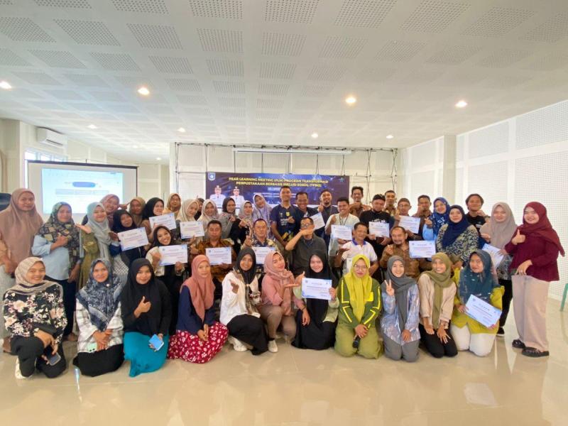 40 Kades dan Pengurus Perpusdes Se-Babar Ikuti Peer Learning Meeting