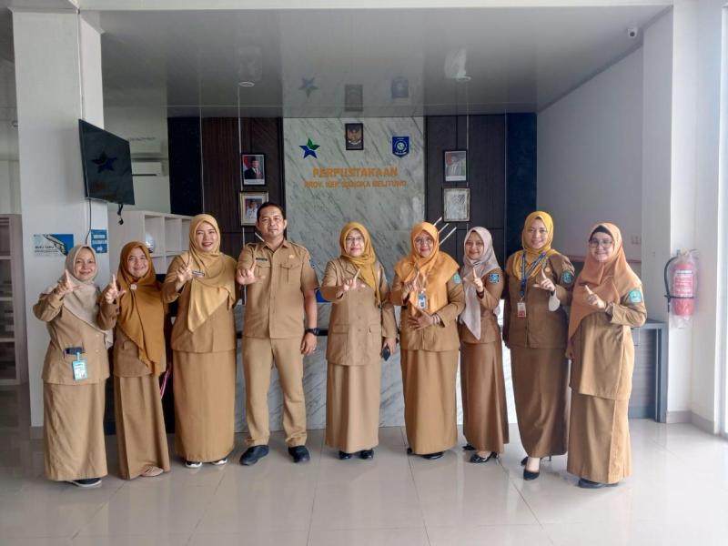 Kunjungan Dinas Perpustakaan Kabupaten Bangka ke Perpustakaan Provinsi Kep. Bangka Belitung