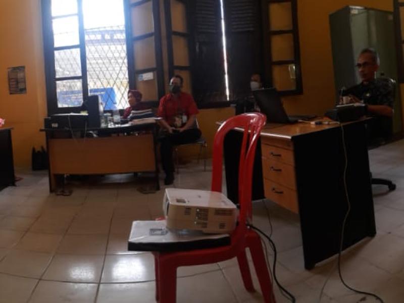Kepala DKPUS Babel Ikuti Sosialisasi Arsip Kebijakan Covid-19