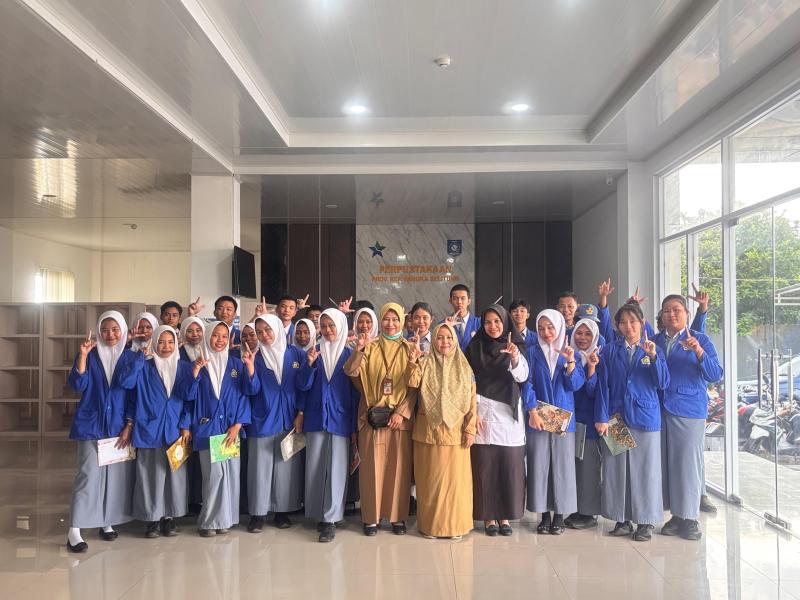 SMKN 1 Pangkalanbaru Rutinkan Siswanya Belajar di Perpusprov