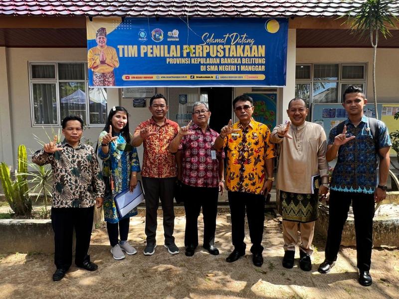 Visitasi ke Perpustakaan Garumedang, Kepala DKPUS Babel Rakhmadi Tekankan Ini