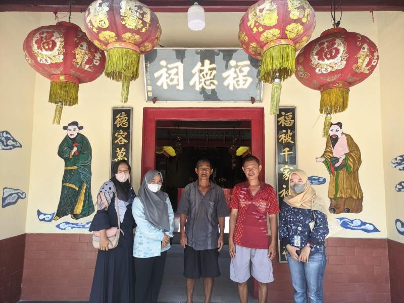 Telusur Budaya Etnis, Tim DKPUS Sambangi Klenteng dan Museum Kerajaan Badau