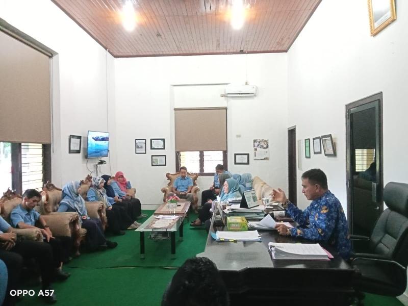 Evaluasi Kinerja 2023, Rakhmadi Minta PHL DKPUS Babel Tingkatkan Disiplin Kerja