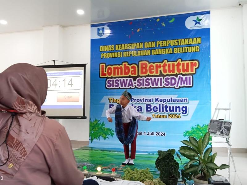 8 Peserta Ikuti Lomba Bertutur Siswa SD/MI Tingkat Provinsi Babel