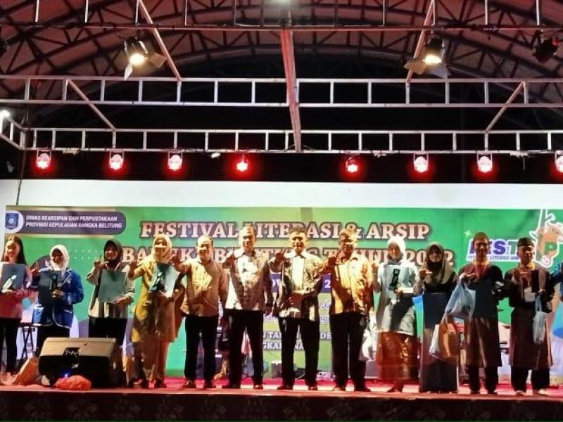 Festrip Babel 2022 Resmi Ditutup, Pj Gubernur Berharap DKPUS Terus Galakan Sadar Arsip