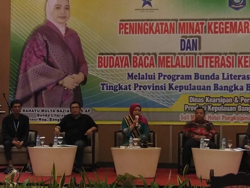 Workshop ‘Budaya Baca Melalui Literasi Keluarga’, Begini Pesan Bunda Literasi Babel
