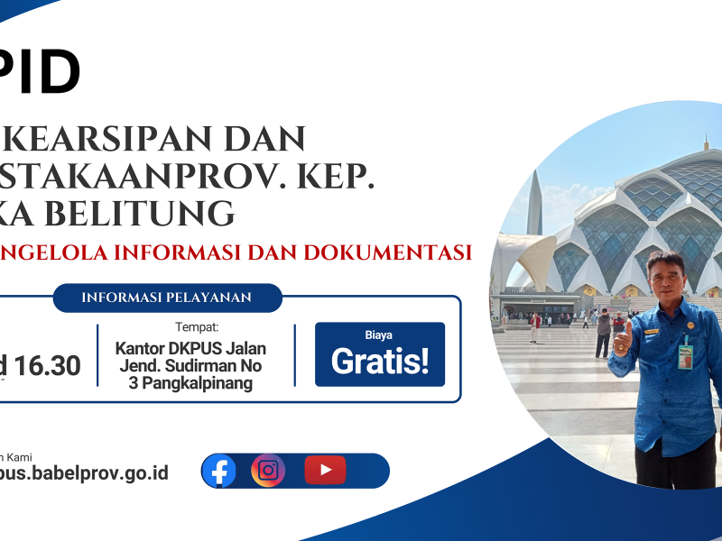 Butuh Berbagai Informasi di DKPUS Babel? Silakan Hubungi PPID Pelaksana
