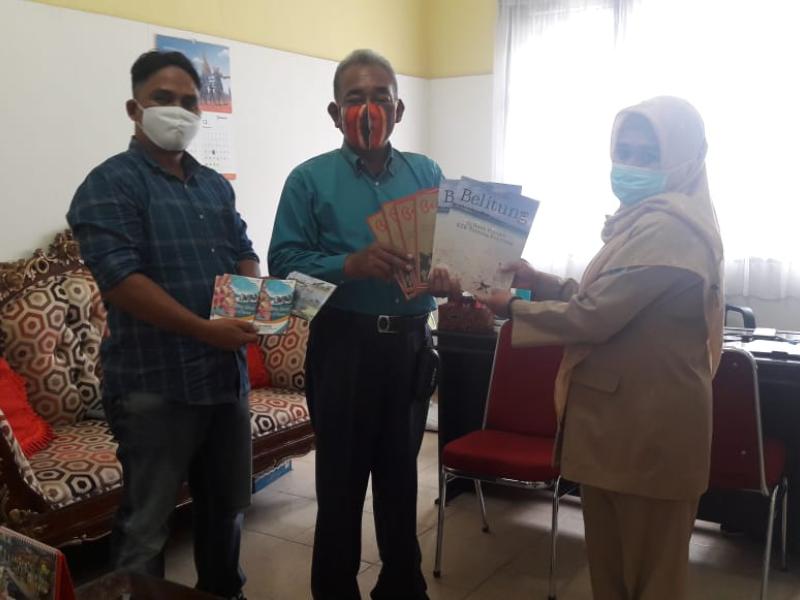 “Berburu” Karya Terbitan Daerah, Pustakawan DKPUS Sambangi Tiga OPD Belitung