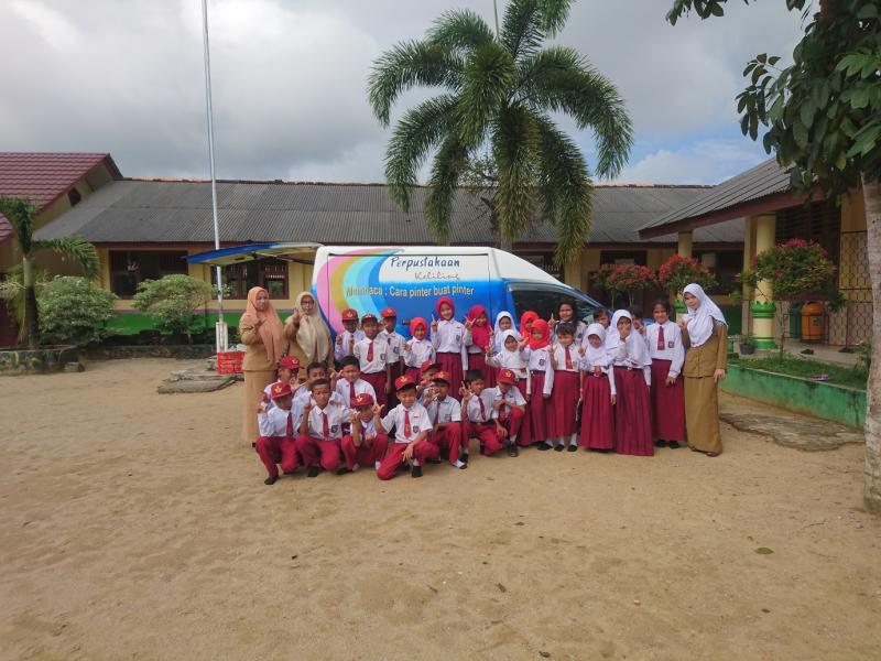 PELAKSANAAN PELAYANAN PERPUSTAKAAN KELILING  DINAS KEARSIPAN DAN PERPUSTAKAAN  PROVINSI KEP. BANGKA BELITUNG  BULAN FEBRUARI TAHUN 2019