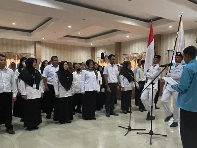 Kepala DKPUS Rakhmadi Lantik PD-GPMB Kabupaten/Kota Se-Babel