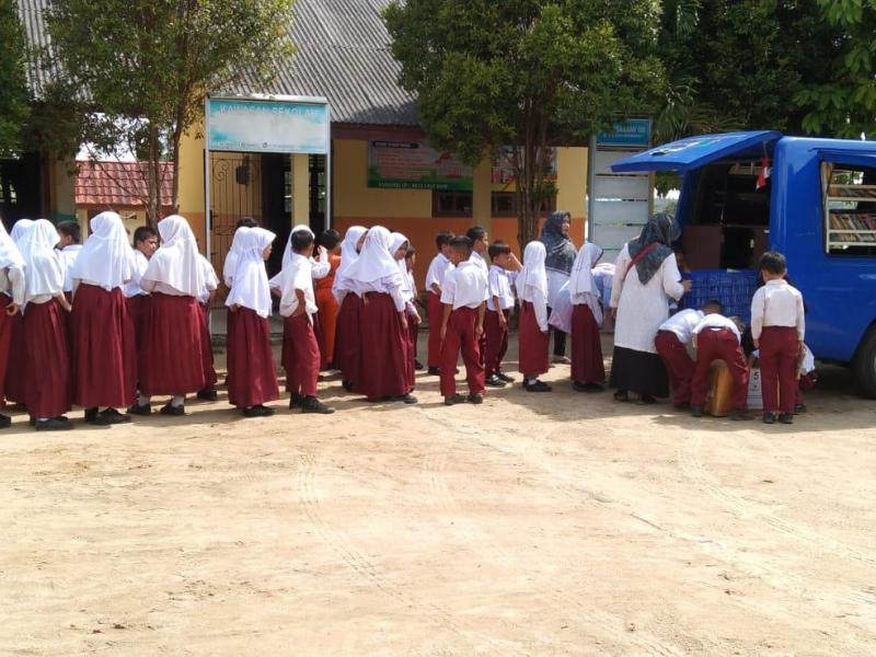 Tim Layanan Pusling Provinsi Sasar SDN 8 Merawang 
