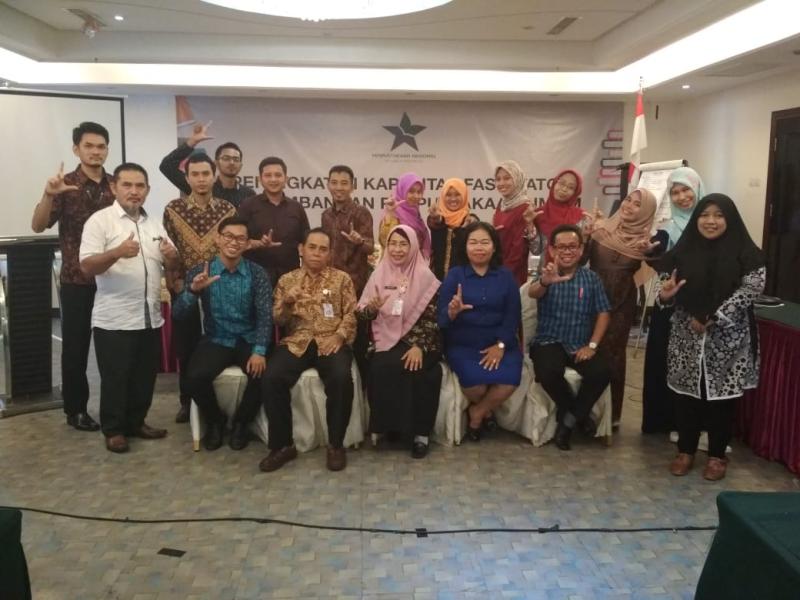 Bimtek Peningkatan Kapasitas Fasilitator Perpustakaan Umum Oleh Perpustakaan Nasional di Bangka Belitung