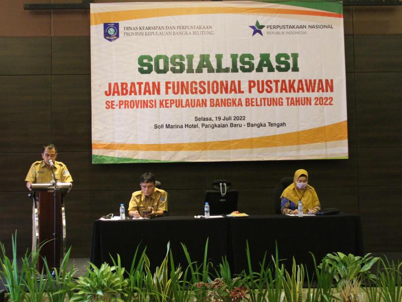 Pustakawan Se-Babel Ikuti Sosialisasi Jabatan Fungsional 