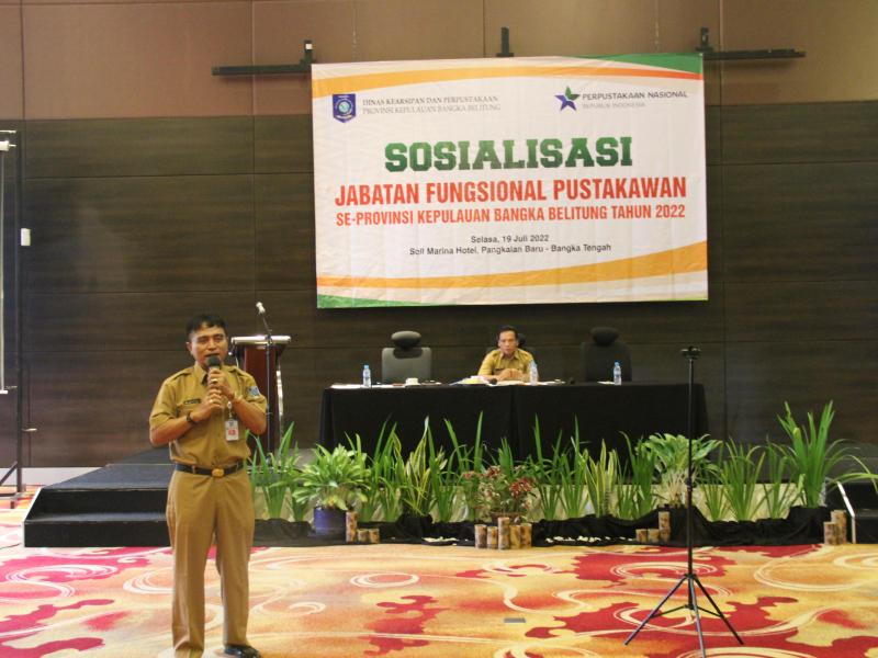 Kepala DKPUS Babel Rakhmadi Ajak Pustakawan Tingkatkan Kemampuan Berkomunikasi