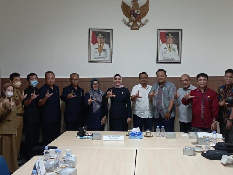 Kunker Bersama Komisi I ke Dinas Perpustakaan, Rakhmadi: Babel Harus Belajar ke Sumsel