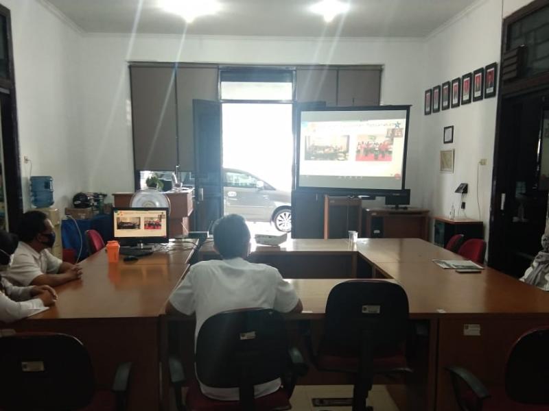 Kepala DKPUS Babel Ikuti Stakeholder Meeting Nasional Transformasi Inklusi Sosial via Virtual