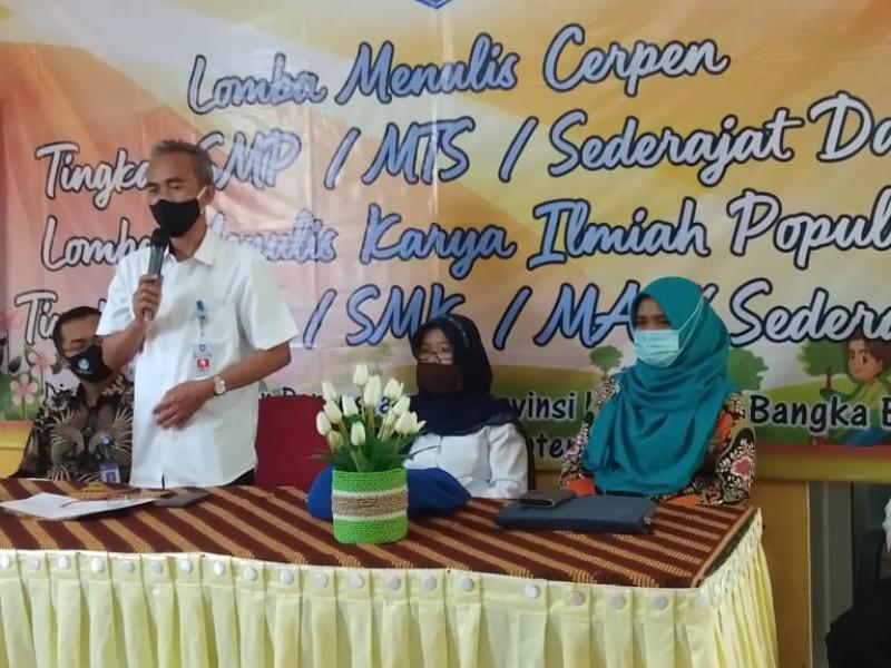 Giliran 50 Siswa SLTA Se-Babel Ikuti Lomba Menulis Karya Ilmiah