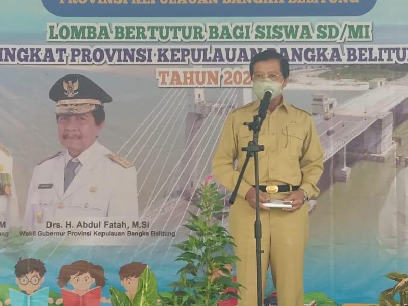 Wagub Abdul Fatah Buka Lomba Bertutur SD/MI Tingkat Provinsi, Ini Harapannya