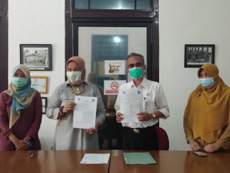 Setelah UPT Perpustakaan, DKPUS Babel Teken PKS Bersama Fisip UBB