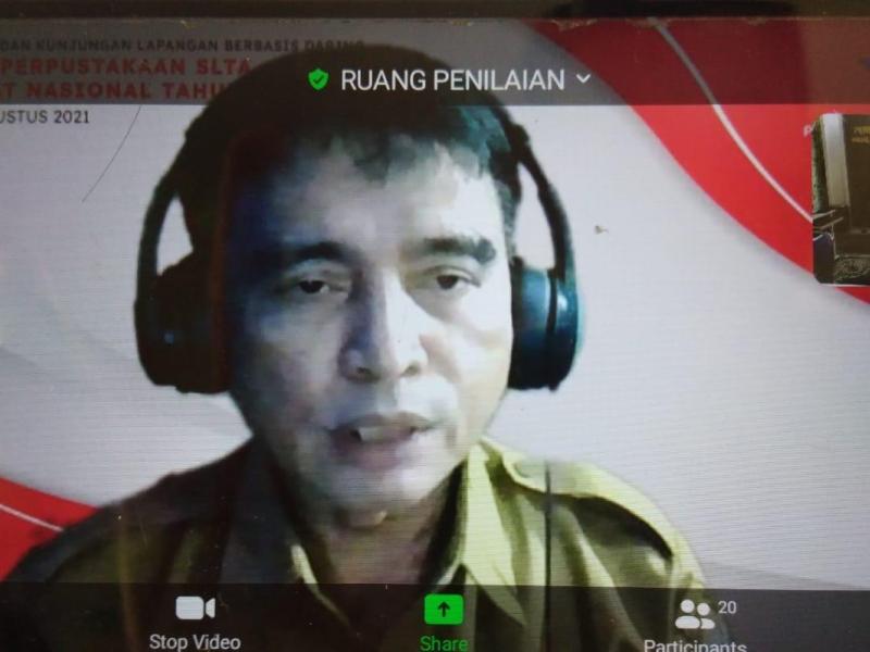 Penilaian Juri Nasional Dimulai, Ini Harapan Rakhmadi ke Perpus SMAN 1 Puding Besar 