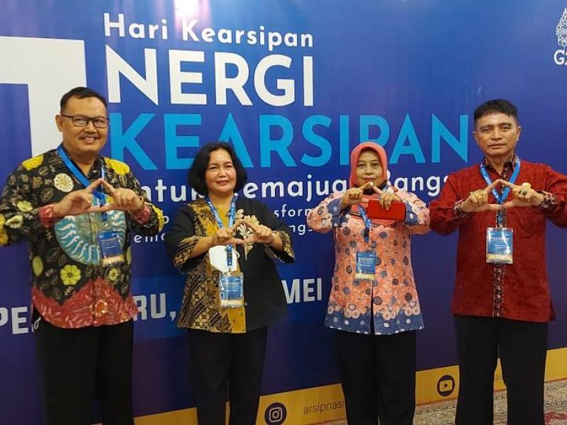 Kepala DKPUS Babel Hadiri Rakornas Kearsipan Tahun 2022 di Pekanbaru