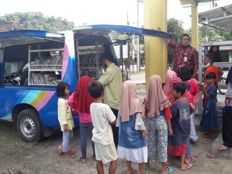 Pusling DKPUS Pemprov Babel Turut Kunjungi Desa Sempan