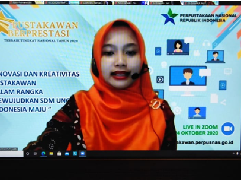 Diah Tampilkan 1001 Warkop, 1001 Buku dan 1001 Cerita Bermula di Lomba Pustakawan Berprestasi Nasional