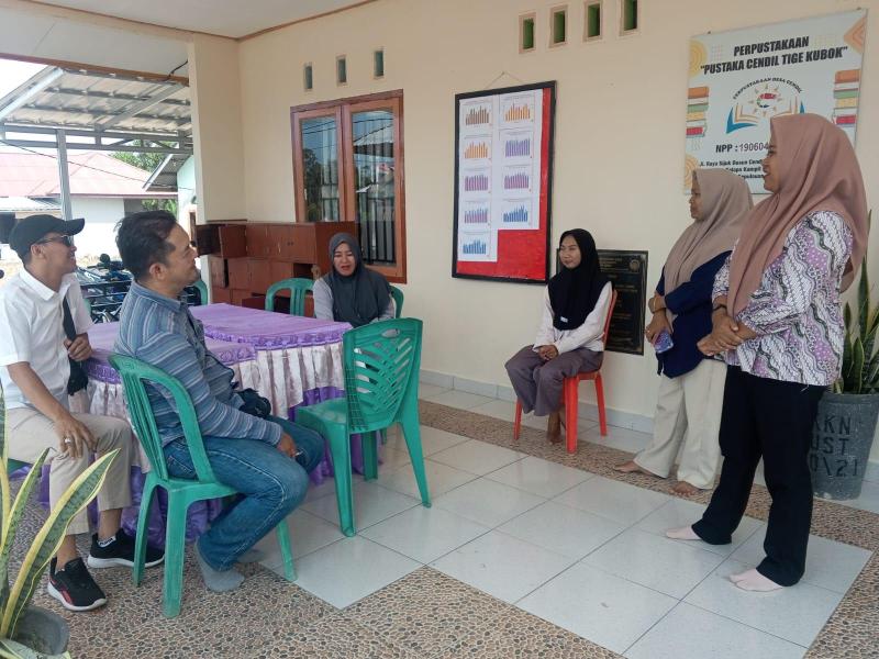 Pembinaan ke Desa Cendil Dalam Rangka Persiapan Mengikuti Lomba Perpustakaan TK Nasional