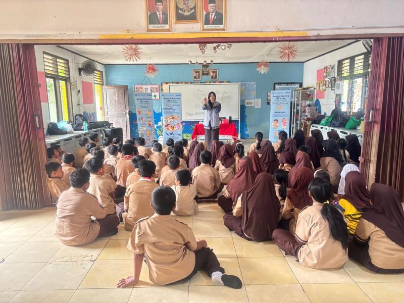 Sosialisasi dan Promosi Layanan Perpustakaan dan CBP Rupiah di SDN 63 Kota Pangkalpinang