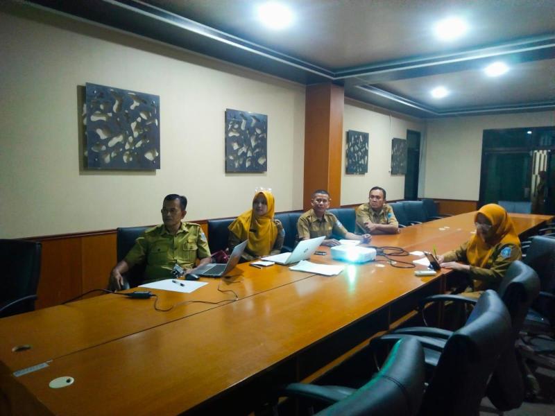 Rapat Pemaparan Hasil Penilaian IPLM dan TKM 2025 Prov. Babel dengan Perpusnas RI dan Bappeda Prov. Kep. Babel