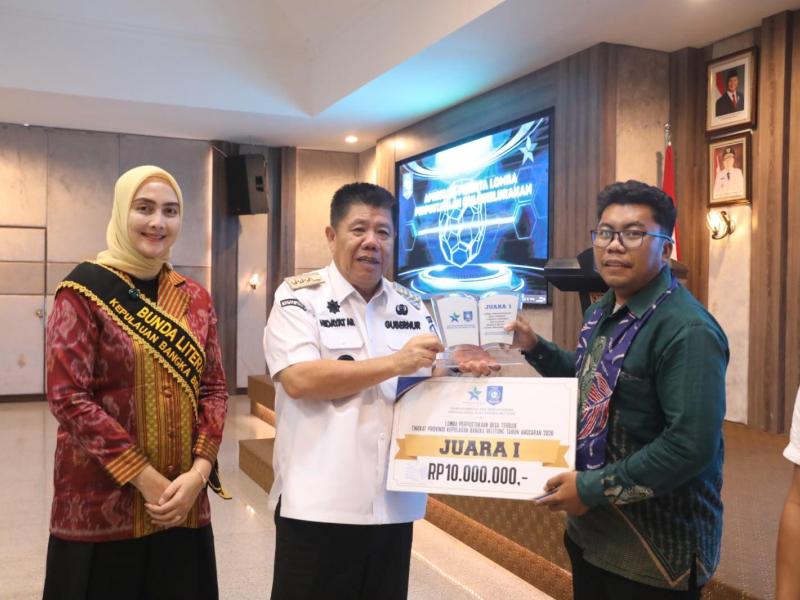 DKPUS Babel Umumkan Pemenang Lomba Perpustakaan Desa Terbaik 2026