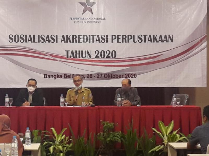 Perpusnas RI Sosialisasikan Akreditasi Perpustakaan 2020 di Babel