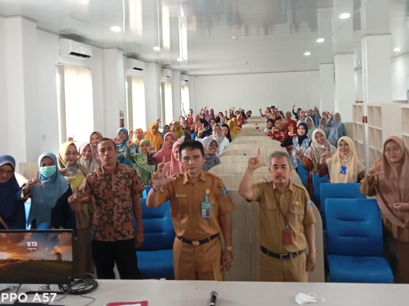 DKPUS Beri Pelatihan Akreditasi Pada 70 Pengelola Perpustakaan SD hingga SMA Se-Babel