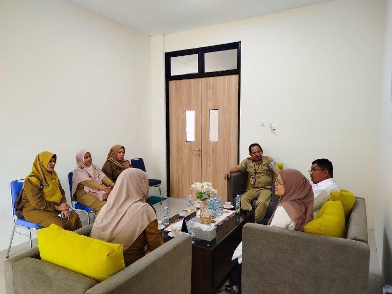 Kunjungan Plt. Kepala Dinas DKPUS ke Kantor Bahasa Prov. Babel