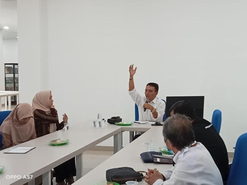 Bahas Pemanfaatan GLP, Kepala DKPUS Babel Duduk Bareng Belasan Kepsek dan Kepala Perpus PT 