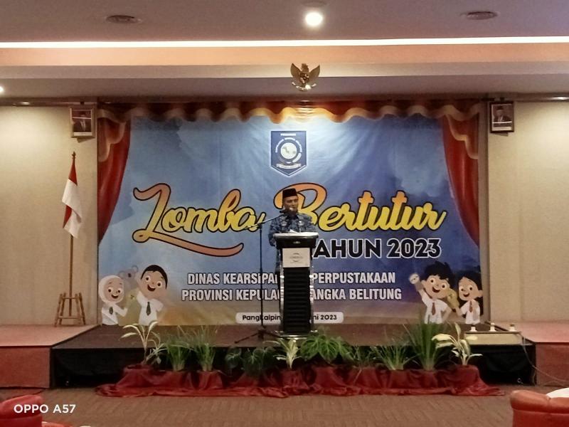 DKPUS Babel Kembali Selenggarakan Lomba Bertutur Siswa SD/MI Tingkat Provinsi 