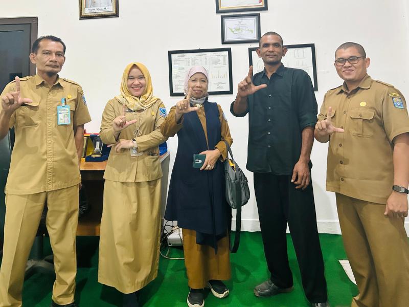 Ketua dan Sekretaris TBM Babel Sambangi Kantor DKPUS